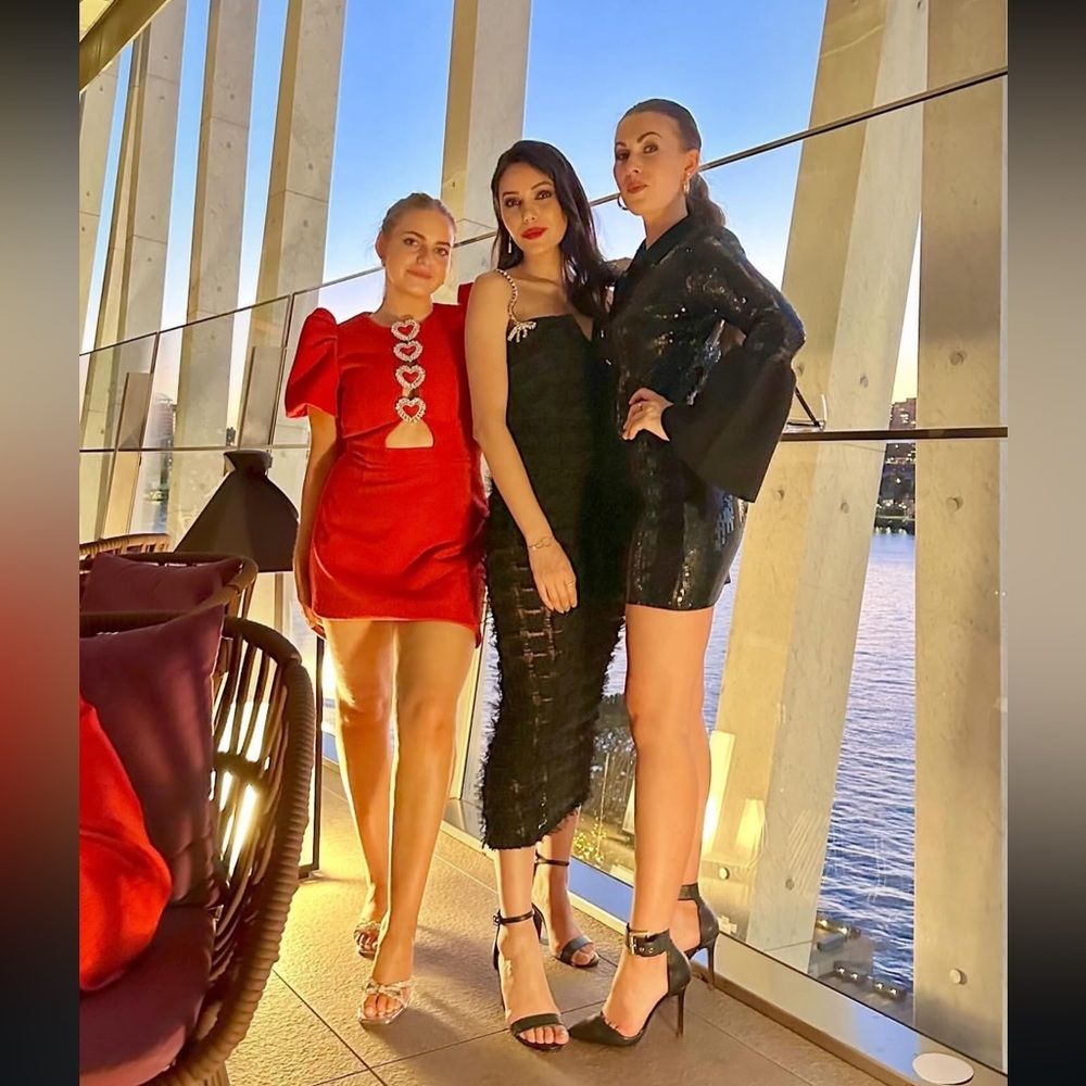 Rebecca Vallance Vibrant Red Mini Dress - Picture 2 of 16
